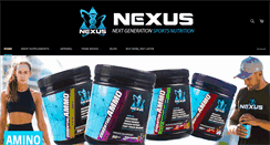 Desktop Screenshot of nexussportsnutrition.com